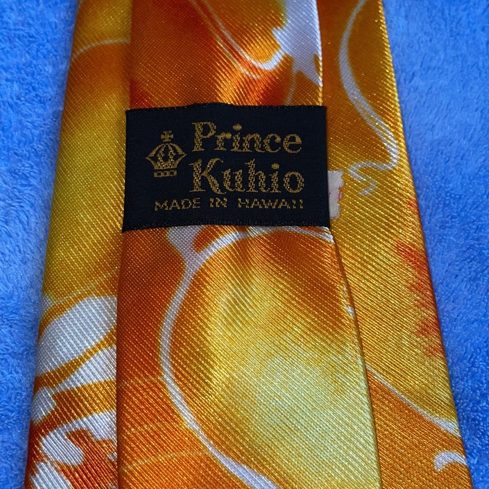 Vintage Prince Kuhio Men’s Tie. Made in Hawaii. - Picture 4 of 4